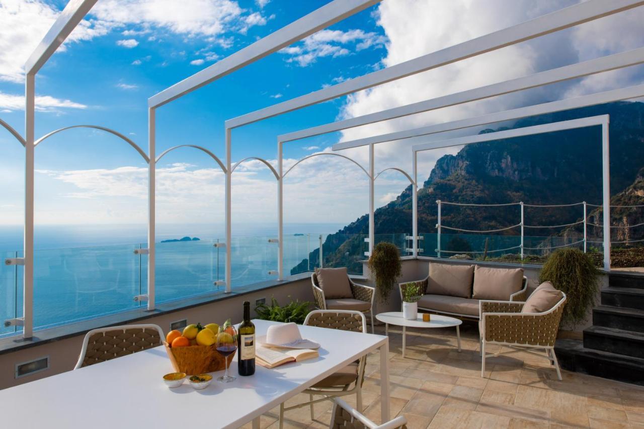 Villa La Tagliata Spectacular Jacuzzi Tub Amazing View And Private Parking Garage Positano Eksteriør billede