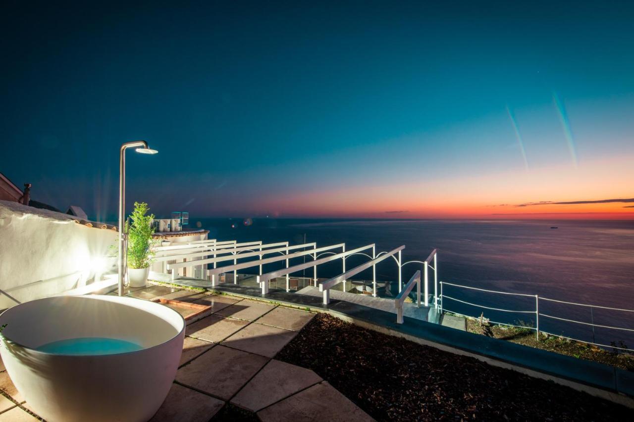 Villa La Tagliata Spectacular Jacuzzi Tub Amazing View And Private Parking Garage Positano Eksteriør billede