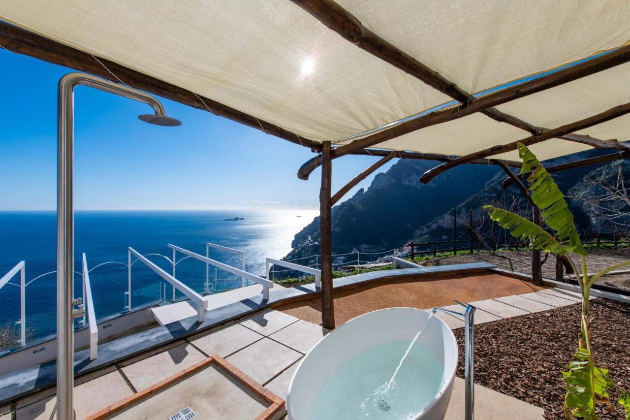Villa La Tagliata Spectacular Jacuzzi Tub Amazing View And Private Parking Garage Positano Eksteriør billede