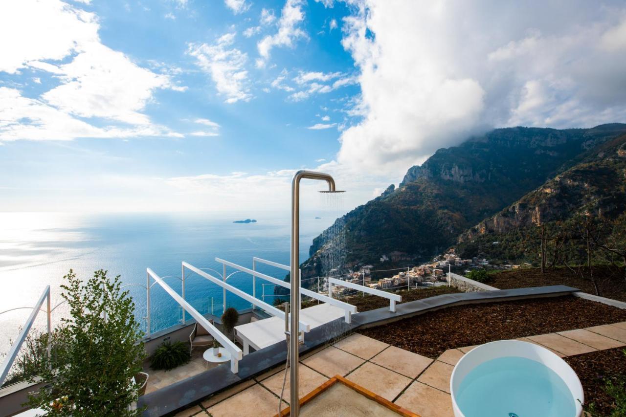 Villa La Tagliata Spectacular Jacuzzi Tub Amazing View And Private Parking Garage Positano Eksteriør billede