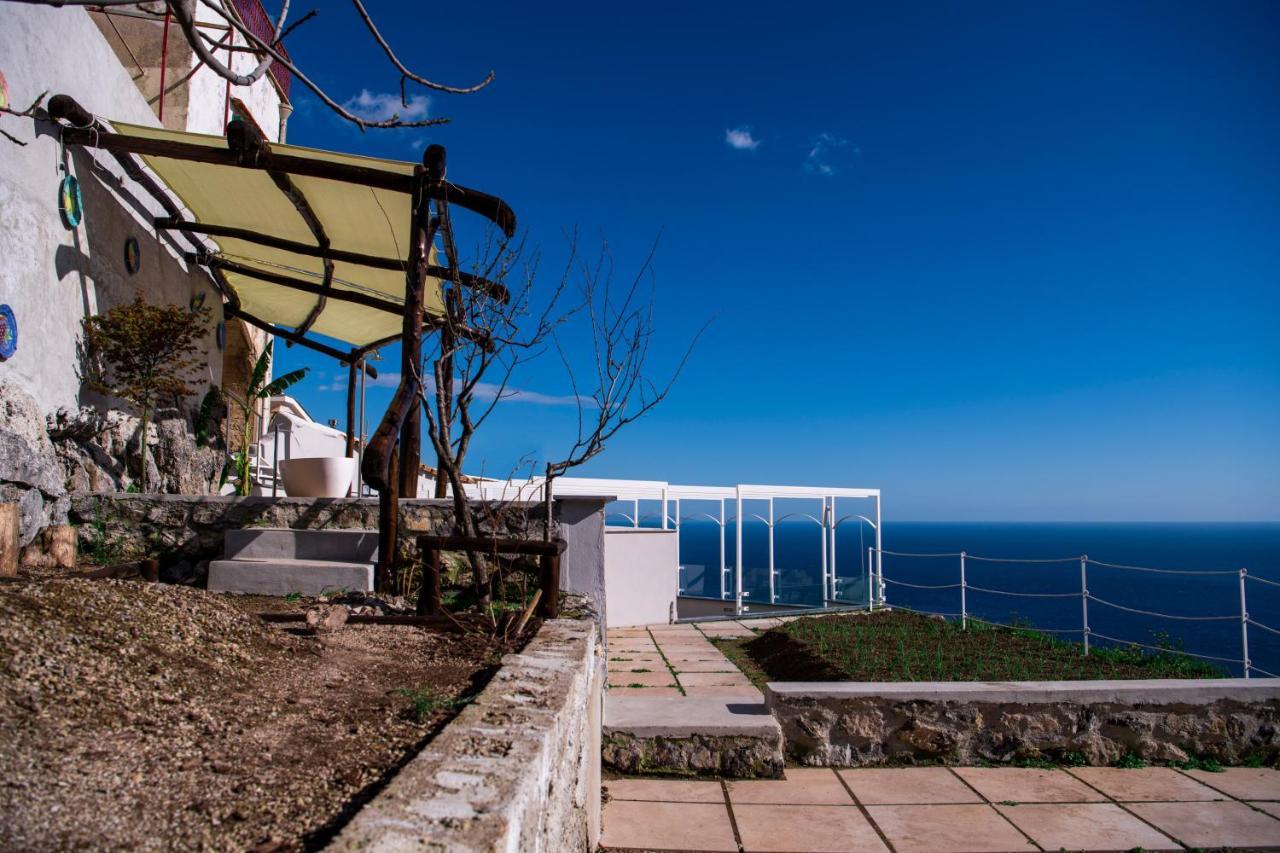 Villa La Tagliata Spectacular Jacuzzi Tub Amazing View And Private Parking Garage Positano Eksteriør billede