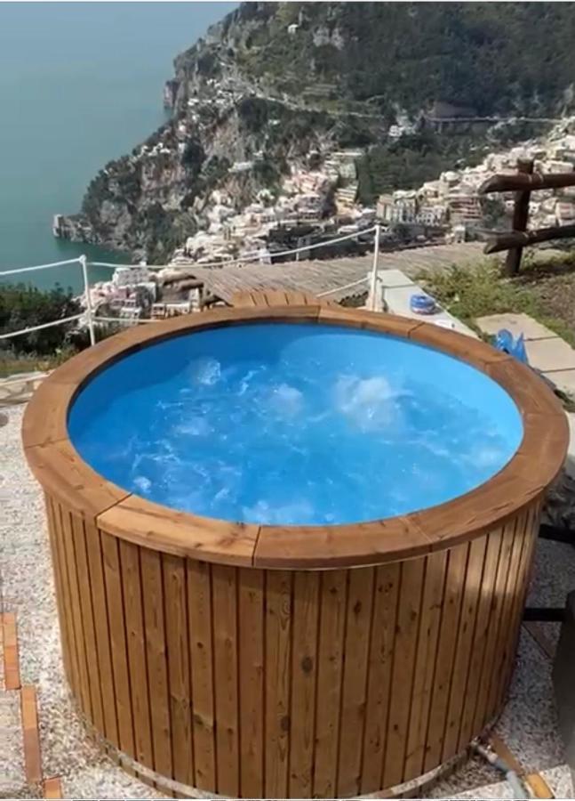 Villa La Tagliata Spectacular Jacuzzi Tub Amazing View And Private Parking Garage Positano Eksteriør billede