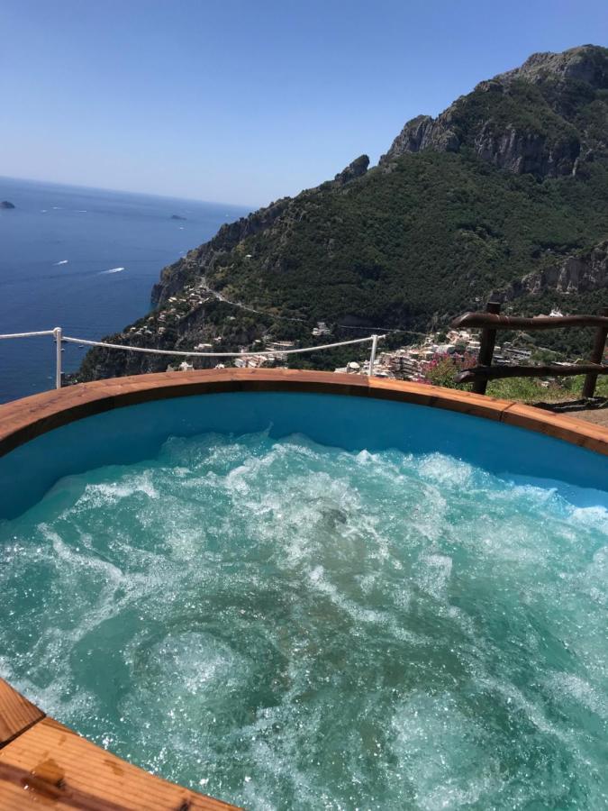 Villa La Tagliata Spectacular Jacuzzi Tub Amazing View And Private Parking Garage Positano Eksteriør billede